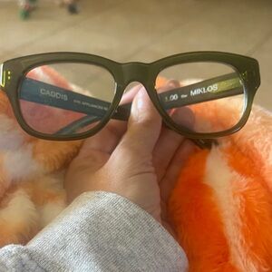 Caddis Olive Green Eyeglasses